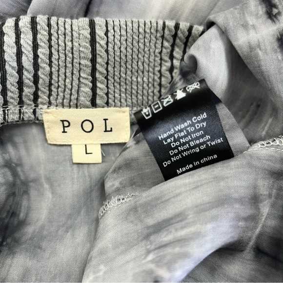 POL Ultra Thin Super Stylish Kimono Sleeve Tie Dye Maxi Duster Size Large - Picture 6 of 9